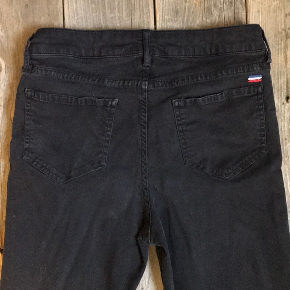 Black Etienne Marcel Trim Detail Skinny Crop Jeans - Picture 5 of 7